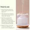 image:imagePlant Therapy Home Drift Linen Essential Oil Diffuser Stylish Linen Cover Adds a Soft Natural Touch to Any Space Intermittent amp Continuous Mist ColorChanging Light 320 Square Feet CoverageSerenity