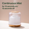 image:imagePlant Therapy Home Drift Linen Essential Oil Diffuser Stylish Linen Cover Adds a Soft Natural Touch to Any Space Intermittent amp Continuous Mist ColorChanging Light 320 Square Feet CoverageSerenity