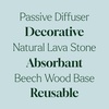 image:imagePlant Therapy Passive Lotus Flower Aromatherapy Essential Oil DiffuserLava Rock