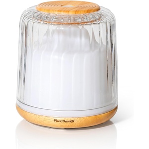 image:imagePlant Therapy Home Drift Linen Essential Oil Diffuser Stylish Linen Cover Adds a Soft Natural Touch to Any Space Intermittent amp Continuous Mist ColorChanging Light 320 Square Feet CoverageSerenity