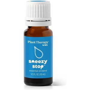 image:imagePlant Therapy Kids Sneezy Stop Essential Oil Blend 10 mL 13 oz 100 Pure Undiluted for Respiratory Support Congestion Relief Seasonal Pollen ConcernsSneezy Stop