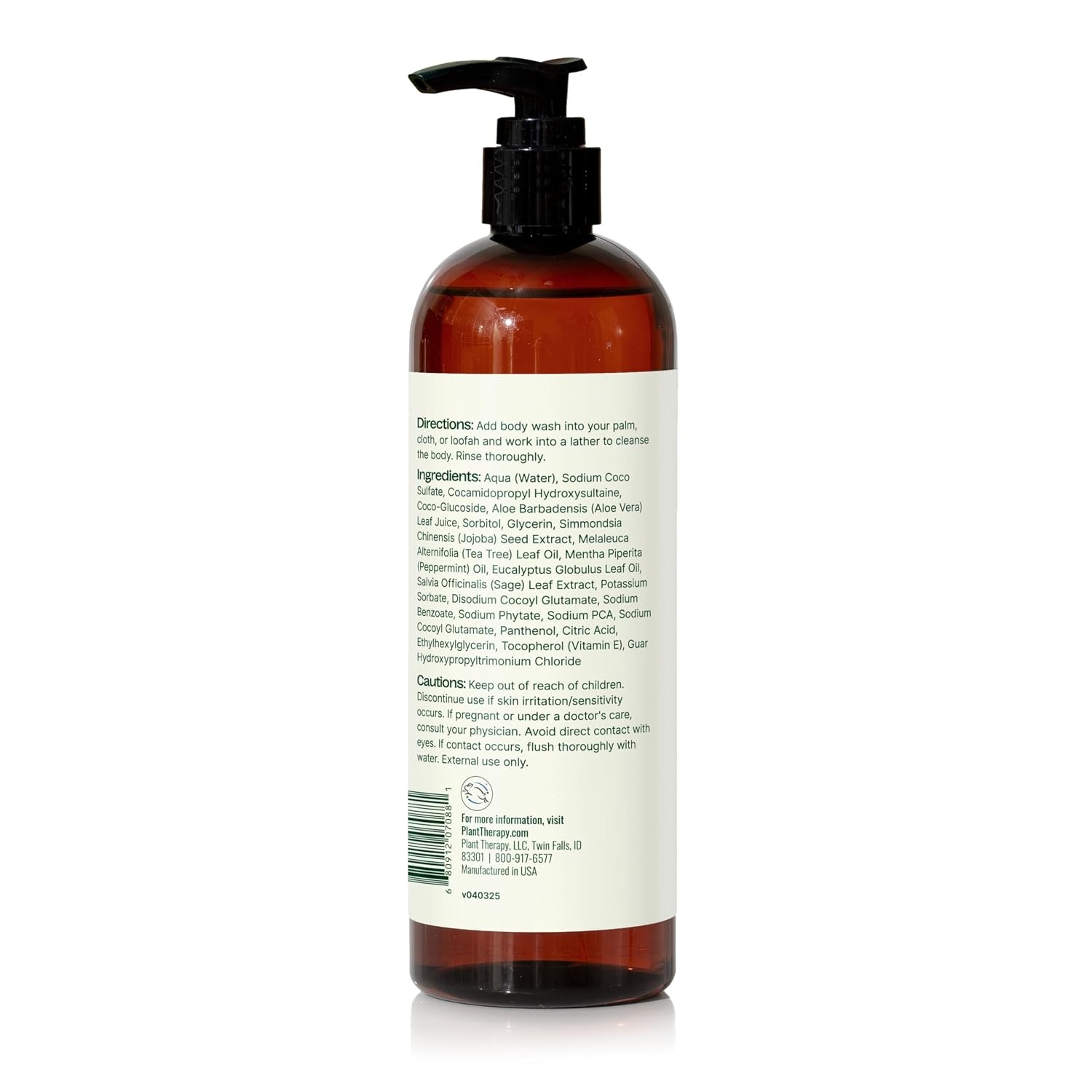 image:imagePlant Therapy Lavender Sandalwood Natural Body Wash 16 oz For all Skin Types Sulfate Free Body Wash For Men or Women Relaxing AllNatural Aroma Lush Hydrating Lather Cleanses amp Soothes SkinTea Tree  Peppermint