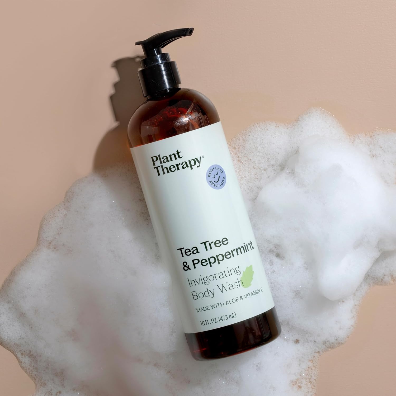 image:imagePlant Therapy Lavender Sandalwood Natural Body Wash 16 oz For all Skin Types Sulfate Free Body Wash For Men or Women Relaxing AllNatural Aroma Lush Hydrating Lather Cleanses amp Soothes SkinTea Tree  Peppermint
