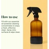 image:imagePlant Therapy Glass Spray Bottle with Chamomile Sleeve Reusable Easy to Clean Large 16 oz BottleBlack