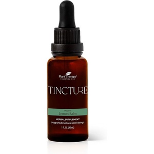 image:imagePlant Therapy Organic Brain Power Tincture 30 mL 1 oz Supports Brain Focus amp Clarity Helps Mental Alertness amp Memory Brain Boost Supplement Packed with BenefitsLemon Balm
