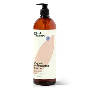 image:imagePlant Therapy Organic Fractionated Coconut Oil for Skin Hair Body 100 Pure USDA Certified Organic Natural Moisturizer Massage amp Aromatherapy Liquid Carrier Oil 16 oz1 Count Pack of 1