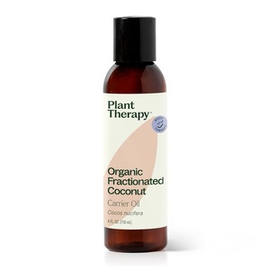 image:imagePlant Therapy Organic Fractionated Coconut Oil for Skin Hair Body 100 Pure USDA Certified Organic Natural Moisturizer Massage amp Aromatherapy Liquid Carrier Oil 16 oz4 Fl Oz Pack of 1