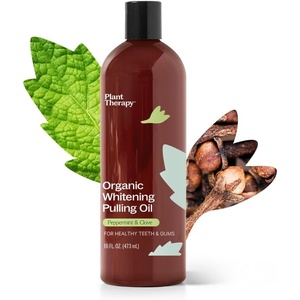 image:imagePlant Therapy Organic Pulling Oil 16 oz Coconut amp Peppermint Naturally Whitens Teeth Freshens Breath amp Supports Gum Health Helps Calm Oral Irritation and Discomfort Natural Essential Oils16 Fl Oz Pack of 1