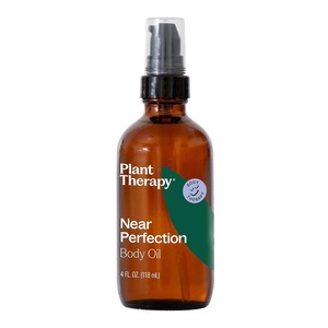 image:imagePlant Therapy Vanilla Body Oil 4 oz Sweet amp Soothing Vanilla Scent Locks in Moisture for Supple Radiant Looking Skin Promotes Skin ElasticityNear Perfection