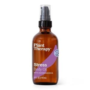 image:imagePlant Therapy Vanilla Body Oil 4 oz Sweet amp Soothing Vanilla Scent Locks in Moisture for Supple Radiant Looking Skin Promotes Skin ElasticityStress