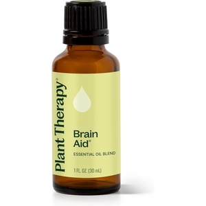image:imagePlant Therapy Brain Aid Essential Oil Blend 10 mL 13 oz 100 Pure amp Undiluted Aromatherapy for Focus Concentration amp Mental Clarity1 Fl Oz Pack of 1