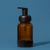image:imagePlant Therapy Glass Foaming Soap Bottle with Black Silicone Sleeve 8 oz Great Way to Reduce Household Plastic Reusable amp Recyclable Removable Silicone Sleeve