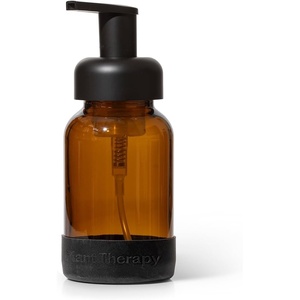 image:imagePlant Therapy Glass Foaming Soap Bottle with Black Silicone Sleeve 8 oz Great Way to Reduce Household Plastic Reusable amp Recyclable Removable Silicone Sleeve