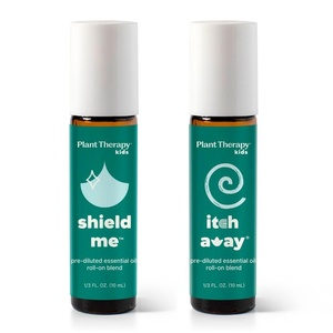 image:imagePlant Therapy KidSafe Shield Me Essential Oil Blend PreDiluted Roll On 10 mL 13 oz amp KidSafe Itch Away Essential Oil Blend PreDiluted RollOn 10 mL 13 oz