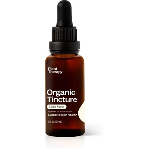 image:imagePlant Therapy Organic Lions Mane Tincture 30 mL 1 oz Supports Brain Health Mental Clarity amp Memory Potent amp Natural Extraction Process Vegan Non GMO Gluten Free Liquid 1 Bottle