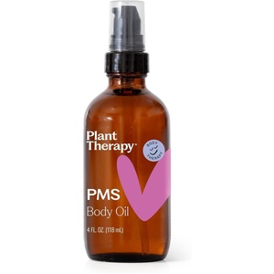 image:imagePlant Therapy PMS Body Oil 4 oz Helps Balance amp Calm Emotions Soothes Cramps amp Stomach Discomfort Relaxes Tight amp Tired Muscles