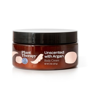 image:imagePlant Therapy Unscented Body Cream with Argan Oil 8 oz Restore Softness amp Hydration Vitamins and Antioxidants to Soften Smooth and Firm Skin