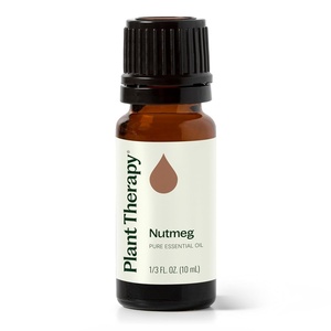 image:imagePlant Therapy Nutmeg Essential Oil 10 mL13 oz 100 Pure Undiluted Stimulating Aromatherapy for Digestive Relief and Joint Pain
