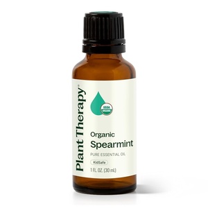 image:imagePlant Therapy USDA Certified Organic Spearmint Essential Oil 30 mL 1 oz 100 Pure Undiluted Digestive Health Fresh Scent