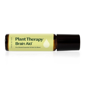 image:imagePlant Therapy Brain Aid Essential Oil Blend PreDiluted 10 mL 13 oz 100 Pure Aromatherapy for Focus amp Attention