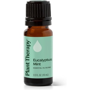 image:imagePlant Therapy Eucalyptus Mint Essential Oil Blend 10 mL 13 oz 100 Pure Undiluted Invigorating Breathe Easier Aromatherapy Blend for Diffusers Home Shower Aromatherapy