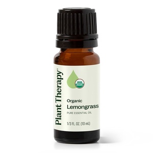 image:imagePlant Therapy Organic Lemongrass Essential Oil 10 mL 13 oz 100 Pure USDA Certified Organic Undiluted Aromatherapy Deodorizing and Immune Support