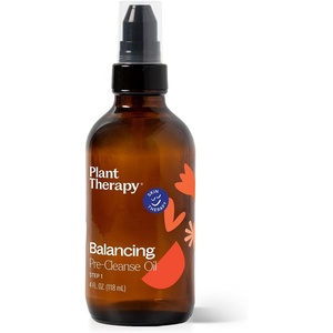 image:imagePlant Therapy Balancing PreCleanse Oil 4 oz Gentle Oil Facial Cleanser for Normal to Dry Skin Removes Makeup Dirt and Impurities