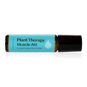 image:imagePlant Therapy Muscle Aid Essential Oil Blend RollOn 10 mL  oz PreDiluted Cooling Muscle Relief