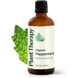 image:imagePlant Therapy Organic Peppermint Essential Oil 100 mL 33 oz 100 Pure and Undiluted USDA Certified Organic for Diffusion Skin and Hair