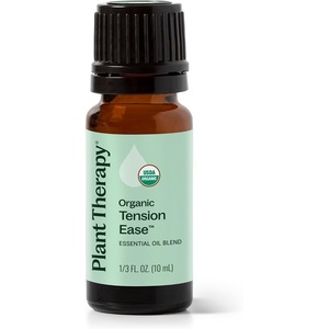 image:imagePlant Therapy Organic Tension Ease Essential Oil Blend 10 mL 13 oz 100 Pure USDA Certified Organic Undiluted Natural Headache Relief