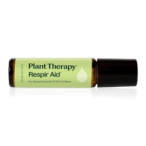 image:imagePlant Therapy Respir Aid Essential Oil Blend PreDiluted RollOn 10 mL 13 oz 100 Pure Essential Oils Aromatherapy Sinus Relief Congestion Relief