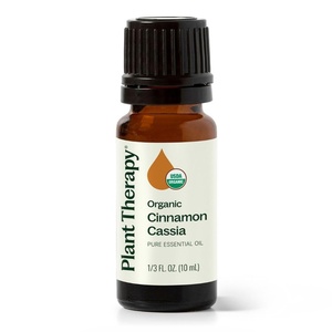 image:imagePlant Therapy USDA Certified Organic Cinnamon Cassia Essential Oil 10 mL 13 oz 100 Pure Undiluted Cozy Aroma Soothes Sore Muscle