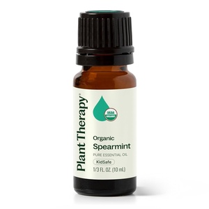 image:imagePlant Therapy USDA Certified Organic Spearmint Essential Oil 10 mL 13 oz 100 Pure Undiluted Digestive Health Fresh Scent