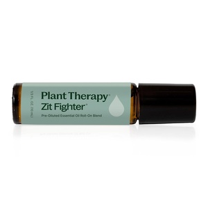 image:imagePlant Therapy Zit Fighter Essential Oil Blend PreDiluted RollOn 10 mL 13 oz 100 Pure Essential Oils Natural Skin Care for Blemish Prone Skin